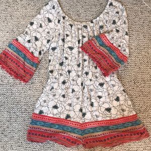 Mudd large boho romper